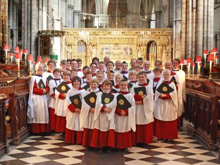 Newport Cathedral Choir with Choir Folders