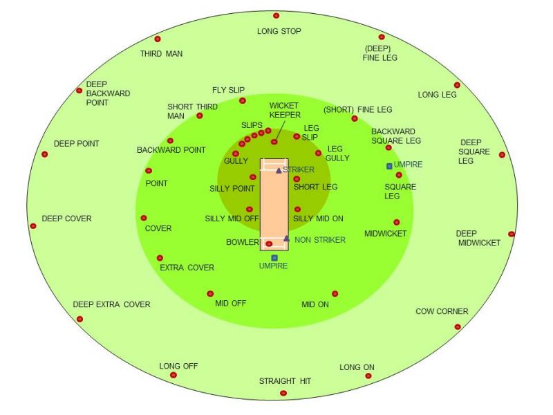 Cricket fielding positions