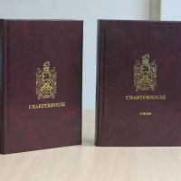 Charterhouse school and choir hymn books
