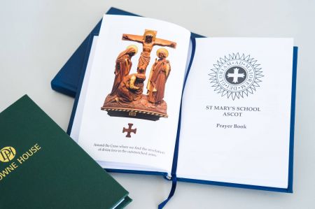 St Mary's Ascot Prayer Book inside cover