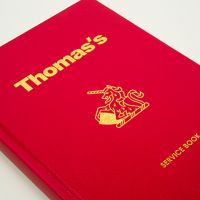 Thomas's London bespoke service book