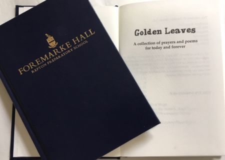 Foremarke Hall Golden Leaves book cover and title page