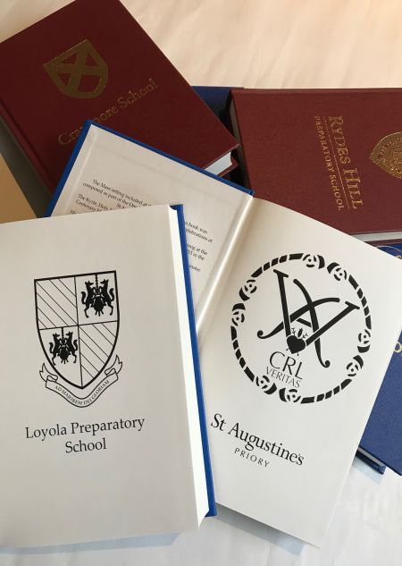 Personalised Catholic Schools' Hymn Book - words only edition